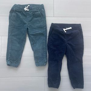 2T Janie and Jack Corduroy Pants Bundle - Like New Condition